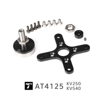 Moteur à axe long T-MOTOR AT4125 pour aile fixe, KV250 KV540, poussée 7kg, 2200W, 12S 6S, pour UAV VTOL 5-10kg, avion 3D