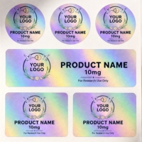 Etiquetas Impresas para Botellas de Almacenamiento de Péptidos de 3ml y 10ml y Cajas de Papel de Lujo