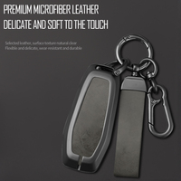 Porte-clés en alliage de zinc pour Ford Fusion Mondeo Mustang F-150 Explorer Edge 2015 2016 2017 2018 Accessoires intelligents