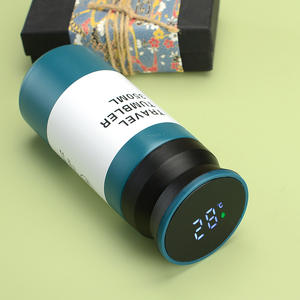 電気スマートステンレス鋼デジタルLEDウォーターボトルスマートドリンクウェアトラック取水カスタムスマートマグ温度制御 - Product Image 2