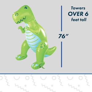 Factory Direct MAKE WAVES 6FT Dinosaur PVC Inflatable <b>Sprinkler</b> <b>Kids</b> <b>Water</b> Splash Toy Outdoor Backyard Summer Fun Party - Product Image 2