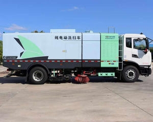 รถดูดฝุ่นทำความสะอาดถนนไฟฟ้าล้วน ดงเฟิง รุ่นใหม่ ขับเคลื่อน 4x2 ขนาด 16 เมตร พร้อมมอเตอร์เครื่องยนต์ ฟังก์ชั่นหลากหลาย ฉีดน้ำเพื่อการจัดสวน - Product Image 4