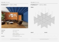 Panneaux acoustiques décoratifs pour plafond, panneaux suspendus en feutre PET pour l'absorption acoustique intérieure