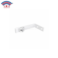Support de montage pour rail de rideau simple CS/KS Snap-On, support en alliage d'aluminium durable résistant aux fissures pour rail de rideau manuel