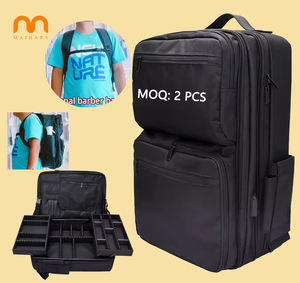Mochila Multifuncional para Peluquería, Bolsa de Transporte con Múltiples Bolsillos para Herramientas de Peluquería, Mochila de Viaje para Barberos - Product Image 1