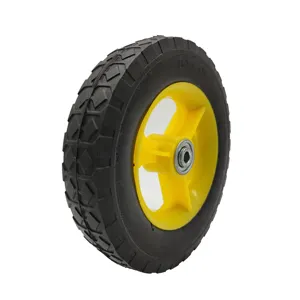 8inch 8x1.75 PU Foam wheels solid casters for Canoe trailer