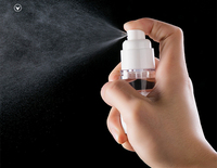 Flacon pompe sans air de luxe en PP 15ml 30ml 50ml, pompe acrylique blanche, pot sans air, flacon pompe sans air