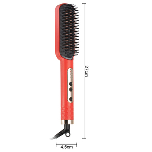 RAF 2 in 1 Hair Straightener <b>Brush</b> Straightening for All Types With 5 Temps Fast <b>Heating</b> Hair Straightener <b>Brush</b> RAF 2 in 1 Hair - Product Image 4