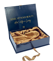 Boîte-cadeau de perruque de Logo personnalisé de luxe avec doublure en satin paquets de cheveux humains Extension emballage boîte de beauté en carton pour vêtements