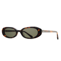 Lunettes de soleil personnalisées à monture ovale en acétate avec verres optiques CR39, lunettes rétro Y2K à marque privée pour les détaillants de marques de mode