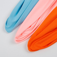 Tissu en mousseline 100 % polyester couleur unie, épais et respirant, idéal pour les tenues de mariage, les vêtements de nuit et les vêtements pour filles