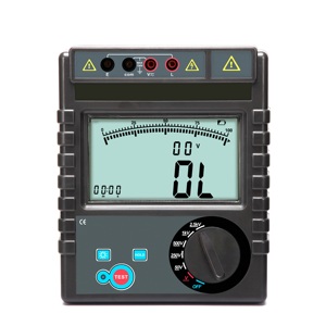 Testeur de résistance d'isolement 2,5 kV avec fonction d'évacuation automatique des surtensions, circuit complet, plage de mesure 0,1M~200G, précision 3% JSJY915A - Product Image 1