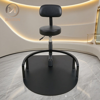 Support de téléphone double axe rotatif réglable en hauteur 360° de haute qualité, très vendu °   Chaise de barbier pivotante, chaise spéciale pour salon de coiffure