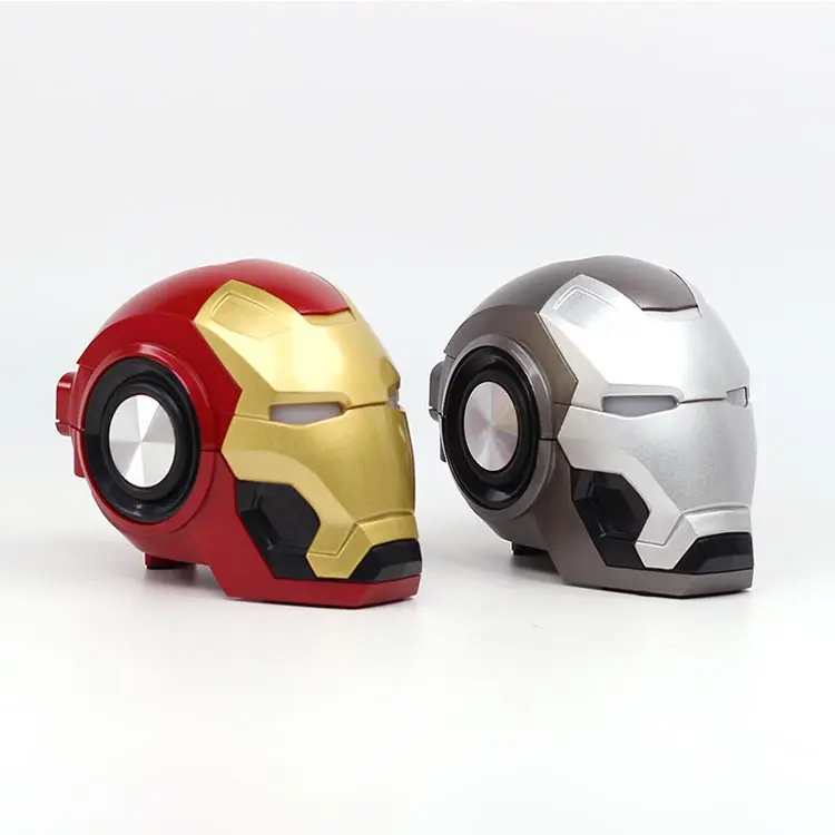 2021 innovazione Iron Man altoparlante moda Stereo suono altoparlante portatile Bluetooth con altoparlante Bluetooth suono basso
