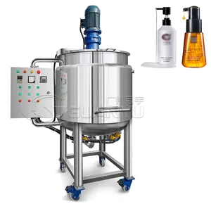 Máquina de lavado a mano para hacer jabón líquido, agitador, tanque de mezcla, máquina para hacer crema cosmética, equipo de recipiente agitador