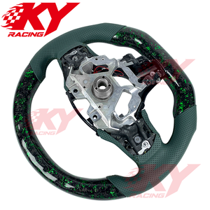 Accesorios para Automóviles Infiniti, Pantalla LED Personalizada, Volante Deportivo de Fibra de Carbono Forjada y Cuero Genuino para Q50 Q60 - Product Image 3