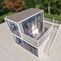 Maisons conteneurs modulaires simples à prix d'usine - Conception contemporaine durable pour salon, chambre et atelier