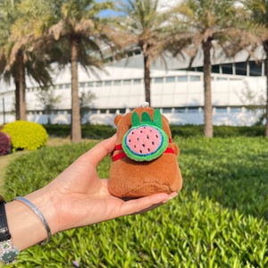 Llavero de Peluche de Capibara Abeja al por Mayor, Juguete de Peluche, Lindo Colgante para Bolsa, Juguetes de Peluche de Animales para <span class=keywords><strong>Niñas</strong></span>, de Personajes/<span class=keywords><strong>Dibujos</strong></span> Animados - Product Image 3