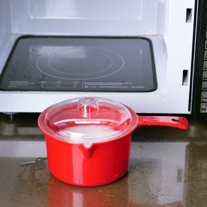 Pentola Multifunzione per Microonde, Contenitore Termico in Plastica PP a Prova di Perdite con Manico e Coperchio Ventilato - Product Image 4