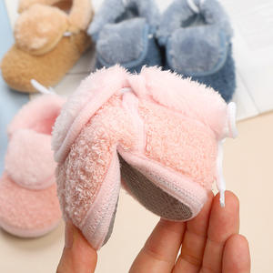 Zapatos <span class=keywords><strong>de</strong></span> Bebé Antideslizantes con Suela Suave <span class=keywords><strong>para</strong></span> Recién Nacidos hasta <span class=keywords><strong>1</strong></span> <span class=keywords><strong>Año</strong></span>, Primeros Pasos y Zapatos <span class=keywords><strong>de</strong></span> Cuna con Tobillo Elástico - Product Image 4