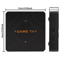 Console de Jeu Vidéo Domestique V5 128 Go avec Plus de 50000 Jeux Intégrés, Manette Sans Fil 2.4G, Boîtier de Jeu TV V5 4K HD 2025