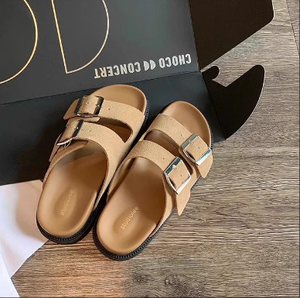 <span class=keywords><strong>Sandales</strong></span> d'été pour femmes 2025 nouvelles <span class=keywords><strong>sandales</strong></span> de plage à semelles épaisses à fond plat populaires Super Hot Birkenstockals - Product Image 6