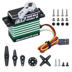 Ptk 9860 mg-D điện áp cao 8.4V 67kg coreless kim loại RC <span class=keywords><strong>servo</strong></span> kỹ thuật số đầy đủ với <span class=keywords><strong>servo</strong></span> cánh tay bao gồm - Product Image 6