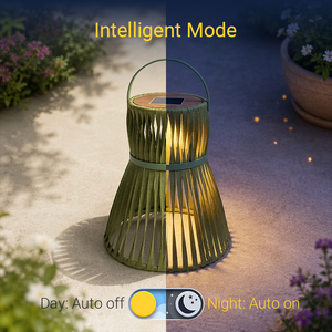 Lámparas Solares LED Grandes de Mimbre para Jardín, con Logotipo Personalizado, Fácil de Instalar, Resistentes al Agua IP65, para Piscina, Hotel, sigarten Tiare <span class=keywords><strong>Green</strong></span> - Product Image 5