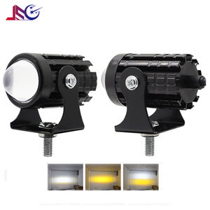 Luce spot a led moto luce anabbagliante doppio colore fendinebbia len moto mini LED faro moto accessori - Product Image 6