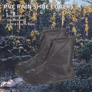 Couvre-chaussures de pluie anti-dérapant <span class=keywords><strong>l</strong></span>éger et respirant pour moto avec fermeture éclair - Product Image 3