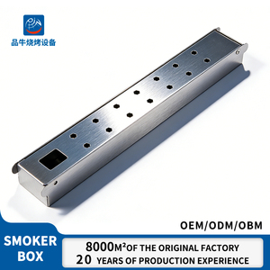 Boîte à fumée en acier inoxydable Pinnovo <span class=keywords><strong>pour</strong></span> barbecue, universelle et de qualité supérieure, <span class=keywords><strong>pour</strong></span> infuser de la viande, des légumes et plus encore avec une saveur fumée - Product Image 1