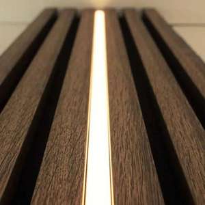 KASARO Panneaux muraux en bois acoustiques LED décoratifs 3D les plus vendus, panneaux en bois LED absorbant le <span class=keywords><strong>son</strong></span> pour la maison, la chambre à coucher, l'hôtel - Product Image 4