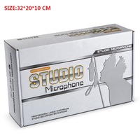 Microphone à condensateur professionnel, nouveau modèle FG01, microphone rétro, enregistrement, studio, pour la diffusion et chant, chant, utilisable avec ordinateur