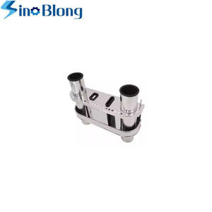 2ชิ้นผู้ถือคันเบ็ดตกปลาสแตนเลสสำหรับท่อ19มม. ถึง32มม. อุปกรณ์เสริมสำหรับเรือใบเรือยอชท์สแตนเลส - Product Image 3