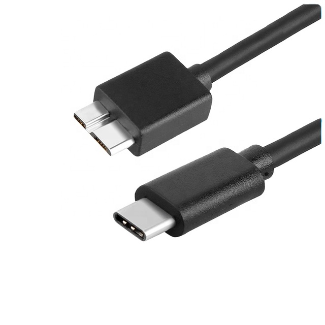 Micro B to Type-c USB Printer Cable USB 3.0 Mobile Hard Drive Data Cable High-speed OTG Connection Usb Cable for Printer