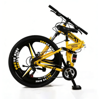 Vélo VTT 26 Pouces / Vélos 29 Pouces Tout Suspendu Pliant en Alliage d'Aluminium, Vélo de Montagne Homme Pas Cher 27.5 29er, Bicicleta en Promotion