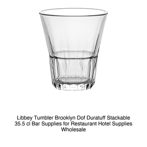 Verre Brooklyn DOF 35,5 cl Duratuff H 11 cm Ø 9,5 cm Empilable Libbey - Product Image 2