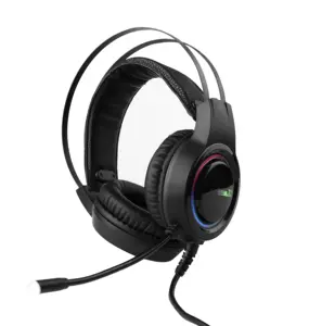 Trò Chơi Tai Nghe Có Dây Led Ánh Sáng Màu Xanh Răng Tai Nghe Headphone Chơi Game Tai Nghe Cho PS5/PS4 Xbox Một Pc Trò Chơi