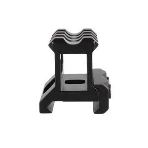 Montura Elevadora de 3 Ranuras con Diseño de Liberación Rápida para Dispositivos Ópticos de Observación en Campo, Acabado Negro Mate para Deportes al Aire Libre - Product Image 4