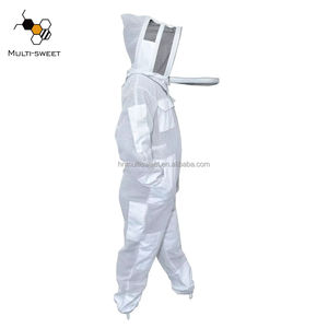 <span class=keywords><strong>Trajes</strong></span> de Apicultura de Algodón con Velo de Esgrima Ventilado y Desmontable para la Protección del Apicultor <span class=keywords><strong>contra</strong></span> Abejas - Product Image 2