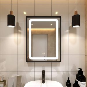 Applique murale moderne LED <span class=keywords><strong>avec</strong></span> <span class=keywords><strong>miroir</strong></span> carré et <span class=keywords><strong>interrupteur</strong></span> tactile pour <span class=keywords><strong>salle</strong></span> <span class=keywords><strong>de</strong></span> <span class=keywords><strong>bain</strong></span> luxueuse, <span class=keywords><strong>avec</strong></span> <span class=keywords><strong>luminaire</strong></span> linéaire - Product Image 6