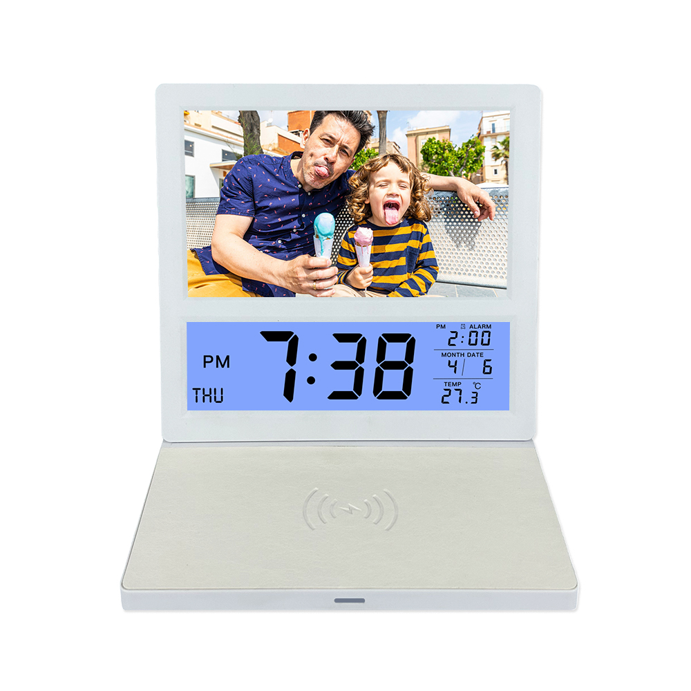 Оптовая продажа IPS экран цифровой фотоальбом Wifi сенсорный 7 дюймов Wifi цифровая фоторамка