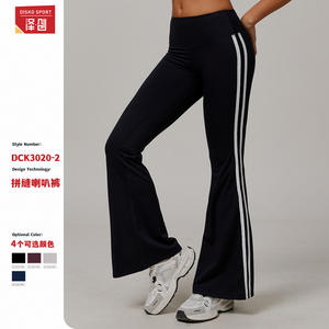 Pantalones Deportivos Disko Sport Flare DCK3020-2 de Cintura Alta, Tejidos y Transpirables para Mujer, Pantalones Casuales para Correr - Product Image 1