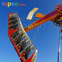 Manège Double Dragon Pendulum Kamikaze : Balançoire Rotative Époustouflante 16/24 Places pour Parc d'Attractions et Fête Foraine