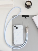 Cable de Carga 2 en 1 con Correa para Teléfono Móvil, Cable de Carga Rápida de 1.2M/1M, Correa Cruzada con Cable USB para Carga