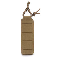GAF Outdoor New Single Tactical Magazine Pouch Molle Nylon No Strap Quick Release 9mm for Special Operation