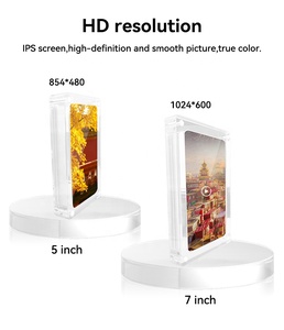 Lecteur publicitaire Cadre photo numérique <span class=keywords><strong>en</strong></span> acrylique <span class=keywords><strong>Transparent</strong></span> Cristal Usingwin Écran LCD 7 pouces Prise <span class=keywords><strong>en</strong></span> charge de l'affichage d'images et de vidéos - Product Image 6
