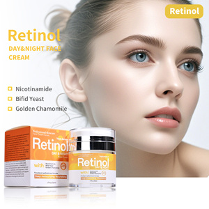 Personalización de etiquetas Crema antienvejecimiento Crema de retinol facial Antiarrugas Día Noche Crema de colágeno facial Cuidado facial Productos de belleza - Product Image 2