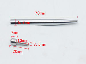 Argent Aluminium Bureau Entretoises Cadre Photo Acrylique Cadre Stand Pointe Publicité Pin Table Numéro Affichage - Product Image 3