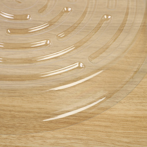 Luo Yao Transparent Round Pot <b>Tray</b> Plastic Water Storage Base <b>Non</b> <b>Slip</b> Plant Saucer For Indoor Gardening Modern Design - Product Image 2
